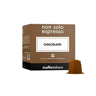 Il Caffè Italiano Capsules Compatibles Nespresso Chocolat 80pcs | Boisson Gourmande au Goût Chocolat | Made In Italy | Frhome