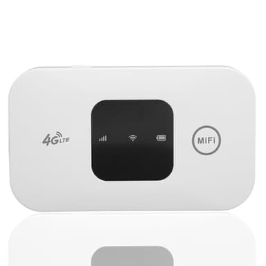 Mobile WiFi Hotspot, Routeur de Voyage Portable sans Fil Supportant 10 Utilisateurs en Même Temps, Appareil WiFi de Poche avec Grande Batterie 2100mAh, pour un Internet Sécurisé à la Maison ou Partout