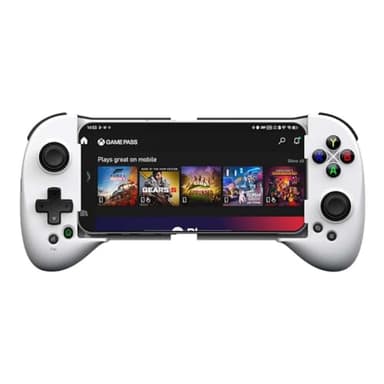 ShanWan Menette téléphone Android/iOS, Menette Smartphone avec Hauteur du Joystick Réglable pour Xbox Cloud Steam Link GeForce NOW MFi Arcade Game (Fig. réactionnaire)