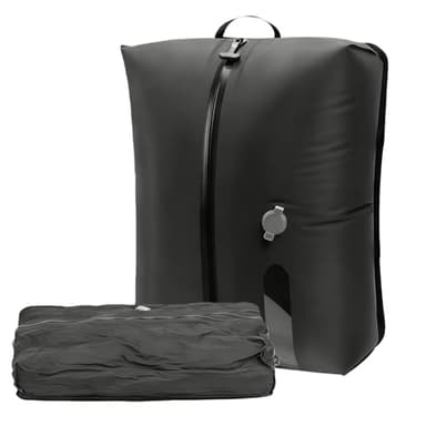 Sacs sous vide pour vêtements de voyage, 17 l, réutilisables, en TPU, avec étanchéité IP67, en nylon, pour valises et sacs à dos