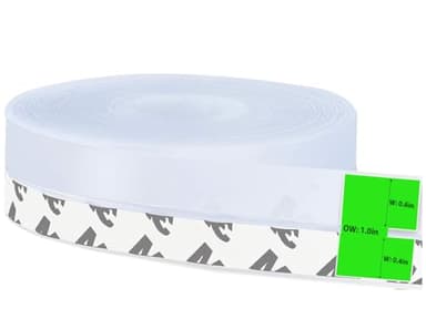 Isolation porte – bande d’étanchéité en silicone transparent 100% autocollant, bas de porte isolant anti-courant d’air/anti-froid, joint de porte/fenêtre, 25MM pour jeux jusqu’à 15MM
