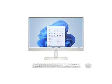 HP Tout-en-Un 24-cr0089nf, Ryzen 7 7730U, RAM 16 Go, SSD 512 Go NVMe, Écran LED 23.8" Full HD, Wi-FI 6, Windows 11 Home, Blanc