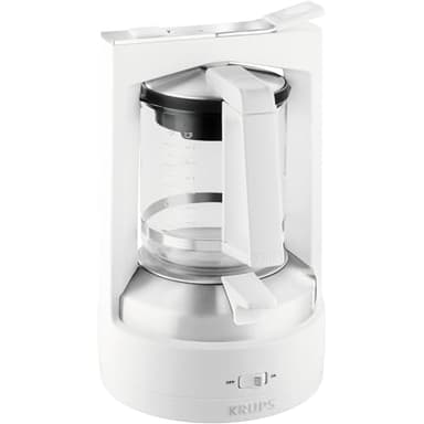 Krups KM468210 T8.2 Cafetière vapo pression Blanc
