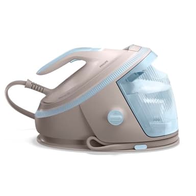 Philips Centrale Vapeur PerfectCare Série 7000 - Puissance 3120W, Effet pressing 600g, Pression 8.5 bars, Technologie OptimalTEMP, Eco, semelle SteamGlide Elite, Réservoir de 1.5L, Beige (PSG7200/60)