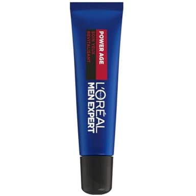 L'Oréal Men Expert - Soin Yeux Revitalisant pour Homme - Anti-Âge & Anti-Cernes - À l'Acide Hyaluronique - Usage Quotidien - Power Age - 15 ml