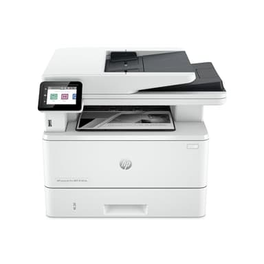 HP LaserJet Pro MFP 4102dw 2Z622F, Imprimante Multifonction A4, Impression Automatique Recto Verso, Noir et Blanc, 42 ppm, USB hôte, Wi-FI, Ethernet, ADF, Blanche