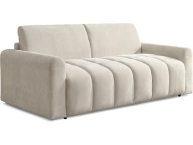 Habitat et Jardin Canapé lit Convertible Express Isadora - Matelas 18 cm - Couchage 140 cm - 3 Places - Beige