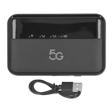 Hotspot Mobile WiFi 5G pour Les Voyages, 16 Appareils Connectés, Chargement de Type C 10 000 MAh, Appareil Portable WiFi 6 pour Les Voyages, Modem Routeur sans Fil 5G avec