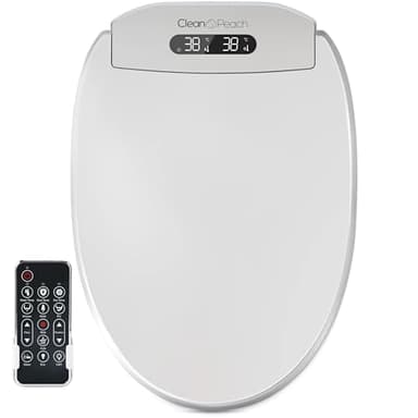 Clean Peach bidet toilette wc - Marque Française - toilette japonaise economique et ecologique - wc japonais facile à installer - douchette wc (Bidet Smart WC)