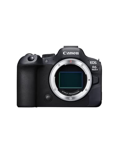 Canon EOS R6 Mark II Appareil Photo Hybride sans Objectif 24,2 mégapixels, 40 img/s, vidéo 4K 60p, Dual Pixel CMOS Auto Focus II, Noir