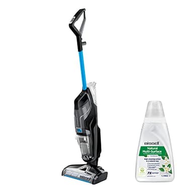 Bissell CrossWave C6 Cordless, Aspirateur Balai Laveur sans Fil, Aspire, Lave & Sèche 3 en 1, Extraction Puissante des Taches Humides & Sèches, Nettoyeur Eau Poussière pour Multi-Surfaces, 3566N
