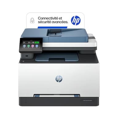 HP Color LaserJet Pro 3302fdw, 499Q8F, Imprimante Multifunction A4, Recto/Verso Automatique Couleur, 25 ppm, USB, Wi-FI, Fax, Copie, ADF, Smart, Bleue