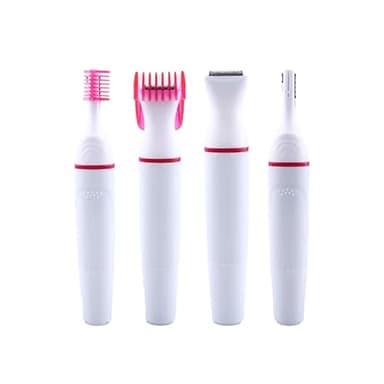 Épilateur Électrique Sourcil et Visage Femme - Rasoir et Tondeuse pour l'Épilation des Lèvres, du Nez et de la Moustache