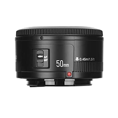 Yongnuo YN 50 mm F/1.8 AF/MF Objectif de Mise au Point Automatique pour appareils Photo Canon Gamme EF-EOS