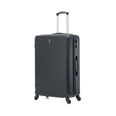 CELIMS - Grande Valise Soute 75 cm 23kg Rigide ABS Légère | Valise XL à roulettes 4 Roues 360° | Bagage Soute Avion 23kg | Valise Grande Taille Voyage | Noir