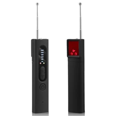 X13 Anti-Espion sans Fil 4 en 1 Type-C – Détecteur de Caméra Cachée, Micro Espion et Traceur GPS, Détecteur RF Infrarouge Haute Sensibilité, 5 Niveaux, Batterie Rechargeable pour Maison, Hôt