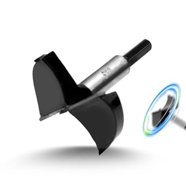 Mèche Forstner 68mm Foret à Bois en Alliage de Qualité Supérieure avec Queue Ronde Pour Perçage Dans le Bois,Plastique,Contreplaqué