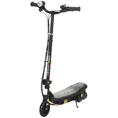 HOMCOM Trottinette électrique 120 W Pliable pour Enfant 7-14 Ans 12 Km/h Max. autonomie 10 Km Max. Noir