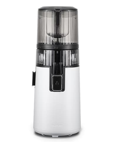 Hurom H70ST Nouveau Slow Juicer | Presse à froid électrique | Extracteur de jus pour légumes et fruits | Capacité de 1,8 L | Fonction d'extraction automatique | Sans BPA | Garantie 15ans | Blanc