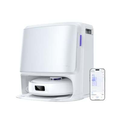 NARWAL Freo Z10 Robot Aspirateur et Laveur avec Système Anti-Enchevêtrement, 15000 Pa, Base Autonome, Nettoyage à 75°C, Séchage Automatique, Évitage Intelligent, pour Poils d'animaux et Cheveux Longs