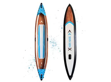 Canoë Kayak Gonflable 3 Places dropstitch 490 x 85 x 42 cm K-Blue