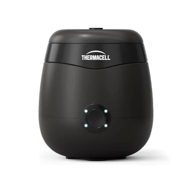 THERMACELL Bouclier Anti Moustiques et Moustiques Tigres, Extérieur, Jardin, Terrasse, sans Fil, Rechargeable, Zone de Protection 29m², Effet Rapide, Inodore, Recharges Non-Incluses, Noir