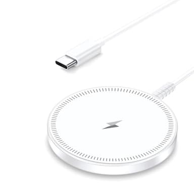 Chargeur sans Fil Magnétique pour iPhone, Chargeur Induction 15W Rapide Compatible avec Magsafe Apple, Charge Rapide pour iPhone, Station de Charge pour Apple et Airpods