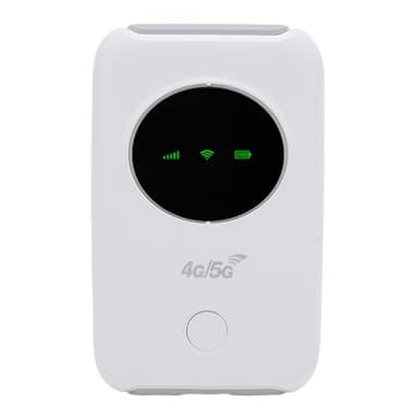 Hotspot Mobile 5G Portable, Routeur WiFi 4G LTE avec Emplacement SIM, 300 Mbps de Haute Vitesse, écran LED, Batterie de 3200mAh, Connecte 10 Appareils, Idéal pour Les Voyages et