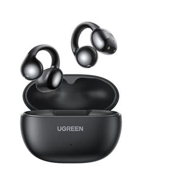 UGREEN Écouteurs Bluetooth sans Fil Sport HiTune S3 Écouteurs Clip Oreille Ouvert ENC DNN Antibruit Bluetooth 5.4 30H Autonomie USB C Charge Étanche à l'eau IPX5 pour Runing Cyclisme Noir