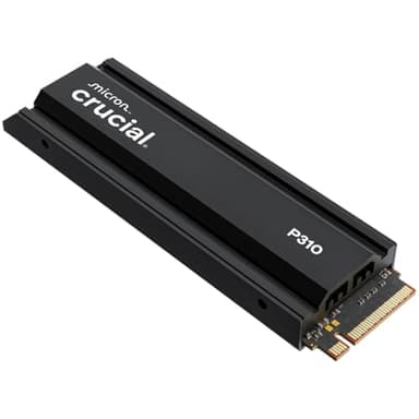 Crucial P310 PS5 SSD 1To PCIe Gen4 NVMe M.2 avec Dissipateur, Jusqu’à 7.100 Mo/s, Compatible avec PlayStation 5, Ordinateur de Bureau, Disque Dur Interne - CT1000P310SSD5-01