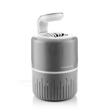 InnovaGoods® Lampe anti-moustiques par aspiration KL-Drain, élimine efficacement les moustiques avec une fonction lampe anti-moustiques, aspiration, design compact et léger, idéal pour la maison et le