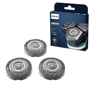 Philips - Têtes de rasage, compatibles avec les rasoirs Philips Series S8000, S9000 et 9000 Prestige, performances optimales, auto-affûtage, 3 lames, modèle SH91/50