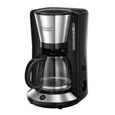 Russell Hobbs Cafetière filtre [Technologie WhirlTech pour extraction & arôme optimaux] Adventure (10 tasses, verseuse en verre 1,25L, Maintien au chaud, Auto Off, antigoutte) Machine à café 24010-56