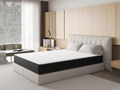 sinlikon Matelas 140x200CM,Epaisseur 24CM,Matelas Mousse 2 Personne,Moelleux et Respirant