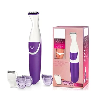 Tondeuse Bikini Rechargeable,rasoir electrique femme,Épilation indolore pour peaux sensibles,Précision & Confort,les Sourcils, la Moustache, la Barbe, les Bras, les Jambes,les Aisselles, la