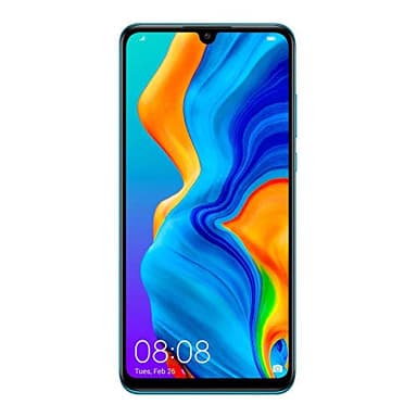 HUAWEI P30 Lite (128 Go, 4 Go de RAM) 6,15" écran, AI Caméra Triple, Dual SIM GSM Mondial Usine déverrouillé MAR-LX3A - Version Internationale (Bleu Paon)