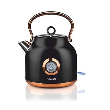 Bouilloire et Théière Haeger Art Deco Black 2200 W (1,7 L)