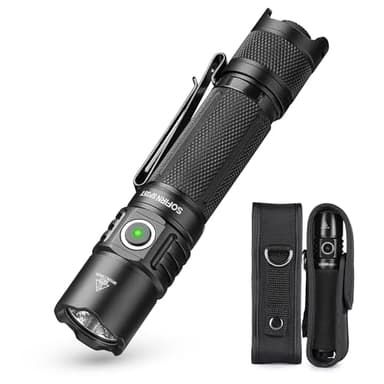 Sofirn SP35T lampe et torche tactique, 3800 lumens, double interrupteur, 8 modes, LED rechargeable IPX8, USB-C