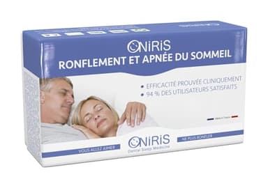 ONIRIS – Orthèse Anti Ronflement - Validé Cliniquement pour l Apnée Du Sommeil - Made in France - Gouttière dentaire - Orthèse d avancée Mandibulaire – Agit sur les causes d’un Mauvais Sommeil.