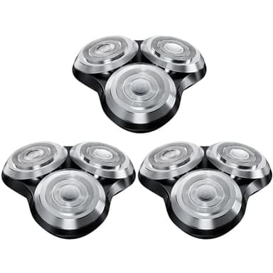 Têtes de rechange pour rasoir rotatif SH90 compatibles avec les rasoirs Philips Nore**o série 9000 (3 paquet)