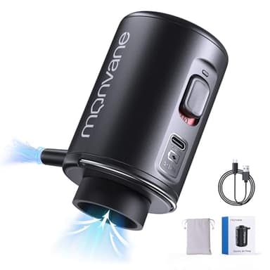 MONVANE Pompe Sans Fil USB-C pour Sac Sous Vide Vêtement Voyage | Mini Aspirateur Électrique Portable | Pompe à Vide Aspirante pour Housse de Rangement