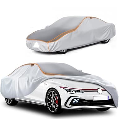 MRWIZMS Bâche de Protection Anti-Grêle en Néoprène pour Voiture, 400 à 450 cm de Long, Durable et Antigréle