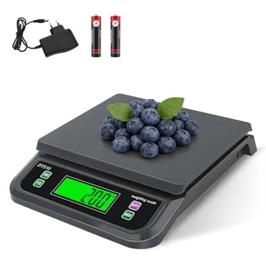 LICHUXIN Balance de Cuisine, 30kg/1g pèse Aliment Cuisine Precis, avec PCS et Tare Fonction Professionnelle Balance Cuisine Boulangerie, 6 Unités g,oz,LB,kg,TL,CT avec Écran LCD Électronique Balances
