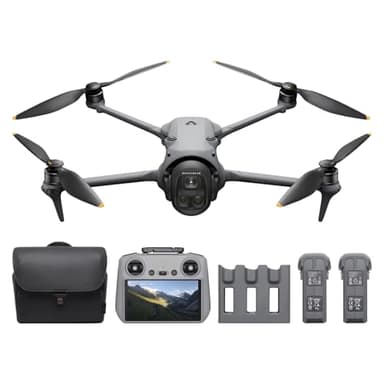 Bundle Fly More DJI Mavic 4 Pro avec DJI RC 2, drone phare à triple caméra avec caméra Hasselblad CMOS 4/3 100 MP, transmission vidéo sur 30 km, temps de vol maximal de 51 min, station de recharge