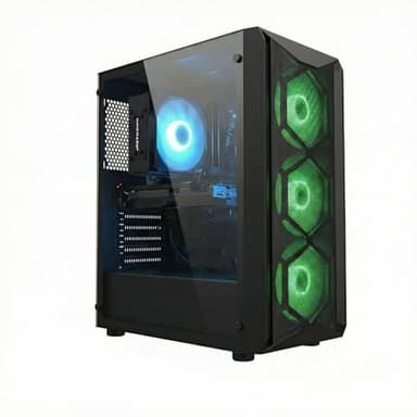 STGsivir PC Gamer Fixe, Ordinateur Gaming,GeForce RTX 3050 6Go GDDR6, Core i7 jusqu'à 3.9GHz,16Go RAM, 512Go SSD, WiFi 6, BT 5.0, Ventilateur RGB x3, Windows11 Pro