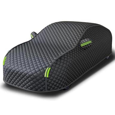 Bâche Voiture Anti-grêle Extérieur pour Ford Mustang(2004-2025), Housse Protection Voiture 100% Étanche Anti Grêle UV Soleil Anti Rayure, Bâche Contre la Grêle Coton épaissi