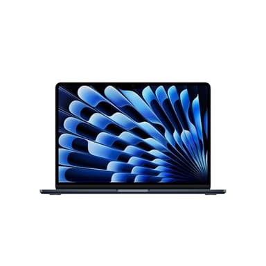 Apple MacBook Air 13 Pouces Portable avec Puce M5 : Conçu pour l’IA, Écran Liquid Retina 13,6 Pouces, Mémoire unifiée 16 Go, SSD 512 Go, Caméra Center Stage 12 MP, Touch ID, Wi-FI 7 ; Minuit