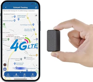 4G Mini Traceur GPS Voiture avec Micro TK901 - Imperméable, Portable, Aimant Intégré - Suivi et Positionnement pour Voiture, Enfant, Moto - Alerte Geofence et App pour Moto Navire Navette Flotte