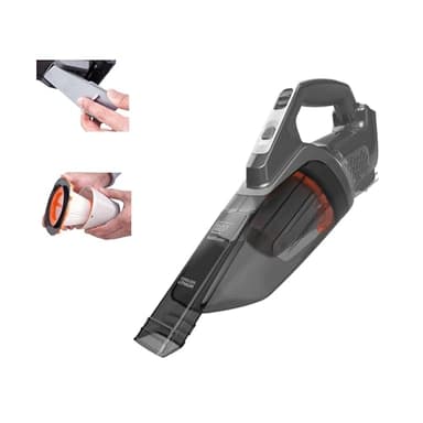 Black+Decker dustbuster 20V Max* POWERCONNECT Cordless Handheld Vacuum, Tool Only (BCHV001B)