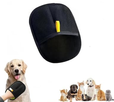 Lonnalee Pet Hair Remover Glove,Gant pour Enlever Les Poils,Brosse Poil Chat Chien, Magique Réutilisable pour Poils, Rouleau à Poils d'animaux, Épilateur pour Canapé, Arbre à Chat lit Tapis (1)